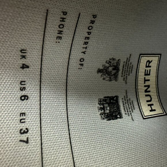 Hunter Womens Short Gloss Rain Boots Size 6 - Picture 2 of 10